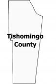 Tishomingo County Map Mississippi