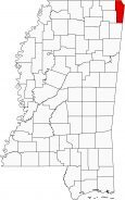 Tishomingo County Map Mississippi Locator
