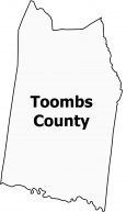 Toombs County Map Georgia