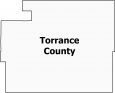 Torrance County Map New Mexico