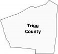 Trigg County Map Kentucky