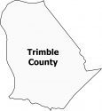 Trimble County Map Kentucky