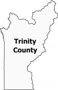Trinity County Map California