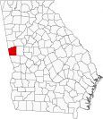 Troup County Map Georgia Locator