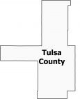 Tulsa County Map Oklahoma