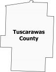 Tuscarawas County Map Ohio