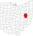 Tuscarawas County Map Ohio Locator