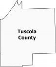Tuscola County Map Michigan
