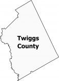 Twiggs County Map Georgia