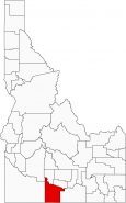 Twin Falls County Map Idaho Locator