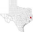 Tyler County Map Texas Locator