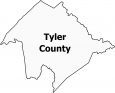Tyler County Map West Virginia