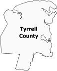 Tyrrell County Map North Carolina