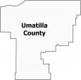 Umatilla County Map Oregon