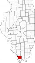 Union County Map Illinois