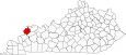 Union County Map Kentucky Locator