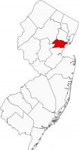 Union County Map New Jersey Locator