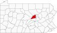 Union County Map Pennsylvania Locator