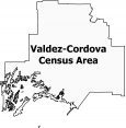 Valdez Cordova Census Area Map Alaska