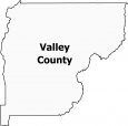 Valley County Map Idaho
