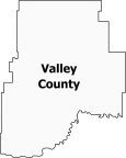 Valley County Map Montana