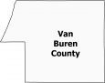 Van Buren County Map Michigan