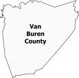 Van Buren County Map Tennessee