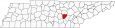Van Buren County Map Tennessee Locator