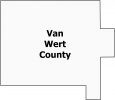 Van Wert County Map Ohio