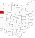 Van Wert County Map Ohio Locator