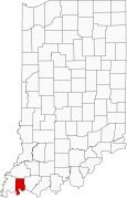 Vanderburgh County Map Indiana Locator