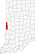 Vermillion County Map Indiana Locator