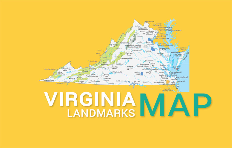 map of tourist attractions in virginia