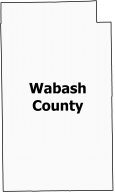Wabash County Map Indiana