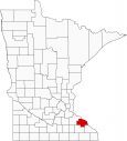 Wabasha County Map Minnesota Locator