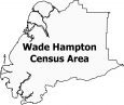 Wade Hampton Census Area Map Alaska