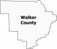 Walker County Map Alabama