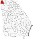 Walker County Map Georgia Locator