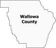 Wallowa County Map Oregon