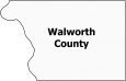 Walworth County Map South Dakota