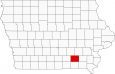 Wapello County Map Iowa Locator