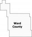 Ward County Map North Dakota