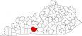 Warren County Map Kentucky Locator