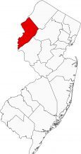 Warren County Map New Jersey Locator