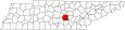 Warren County Map Tennessee Locator