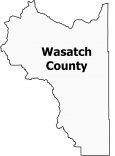Wasatch County Map Utah
