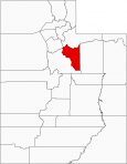 Wasatch County Map Utah Locator