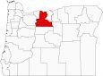 Wasco County Map Oregon Locator
