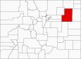 Washington County Map Colorado Locator