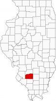 Washington County Map Illinois